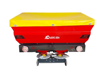 1200 Lt Çift Diskli Gübre Serpme Makinesi