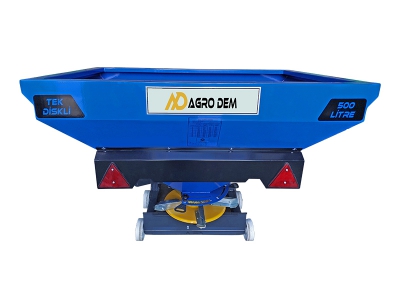 500 Lt Tek Diskli Gübre Serpme Makinesi