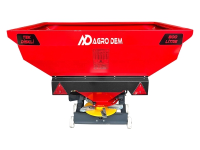 800 Lt Tek Diskli Gübre Serpme Makinesi